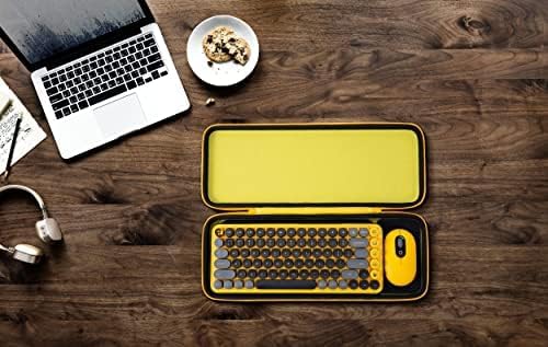 Aenllosi Hart Tragen Tasche Hülle für Logitech POP ICON Combo/Pop Keys Mechanische kabellose Tastatu