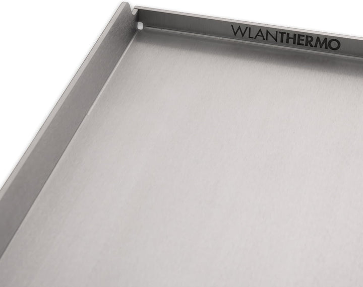 Plancha Edelstahl Grillplatte | passend für Rösle Allflame/Epicflame - 44,5x23,5cm | 4mm Massiv, Rös