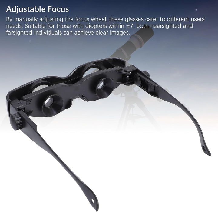 3X Fernglasbrille, Einstellbarer Fokus, Teleskopbrille mit Polarisierter Linse, Zum Angeln, Vogelbeo