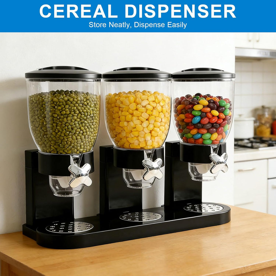 Cereal Dispenser Countertop 2L, Luftdichter Müslispender für die Organisation des Küchenvorratsraums