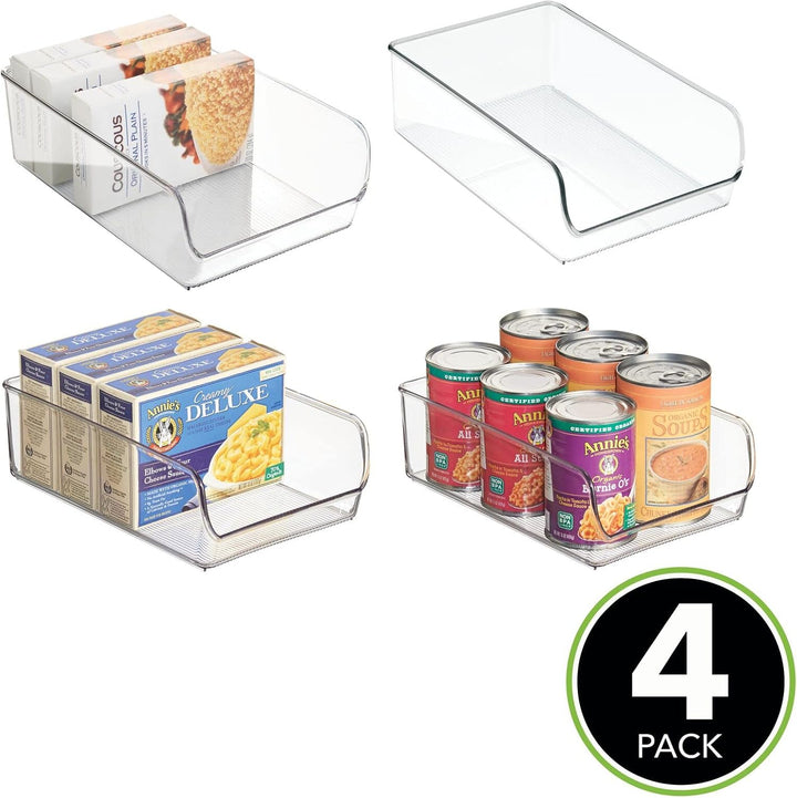 mDesign Aufbewahrungsbox gross – ideal zur Küchen Ablage, im Küchenschrank oder als Kühlschrankbox –
