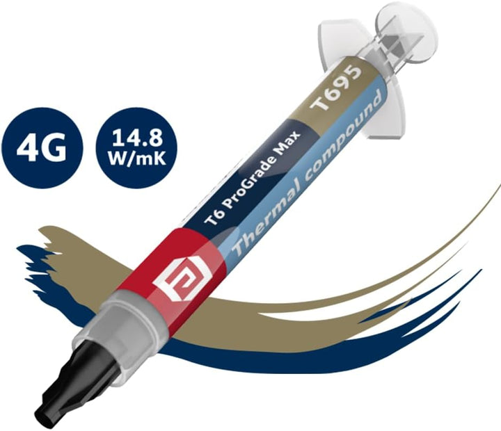 Akasa Wärmeleitpaste T6 ProGrade Max, Wärmeleitpaste Kühlkörper für CPU/GPU/alle Kühler, nicht aushä