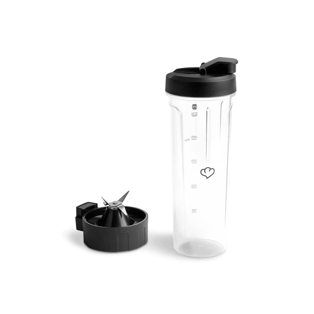 SPRINGLANE To-Go-Mixflasche inkl. Mixdeckel und Trinkdeckel für Hochleistungsmixer Hanno, Anthrazit,