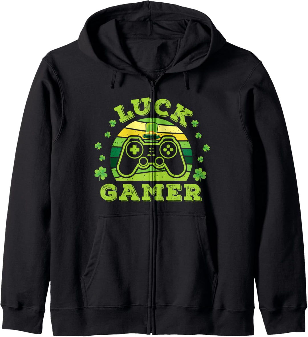 St. Patrick Gamer Glück Saint Patricks St Paddys Irish Gamer Kapuzenjacke