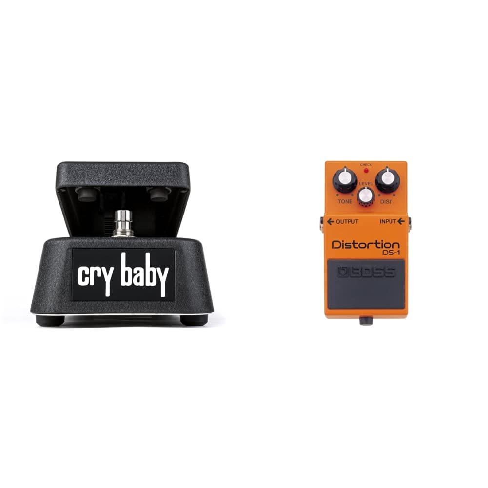 Jim GCB95 Dunlop Original Crybaby-Pedal & BOSS DS-1 Distortion Effects Pedal, Klassischer Klang für