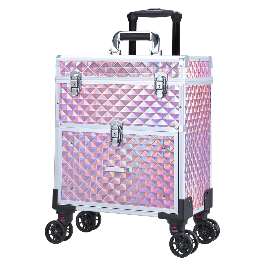 Kosmetikkoffer Trolley Kosmetik Trolley mit Schublade Make up Koffer Schminkkoffer Friseurkoffer mit