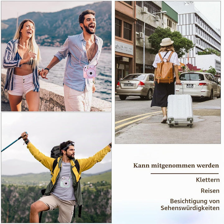 Kameratasche für Fujifilm Mini 12, PU-Leder Schutzhülle Kompatibel mit Instax Mini Instant und Digit