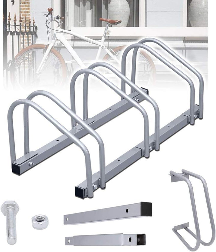 Randaco Fahrradständer, Mehrfachständer für je 3 Fahrräder, Abstellständer Fahrrad, Aufstellständer