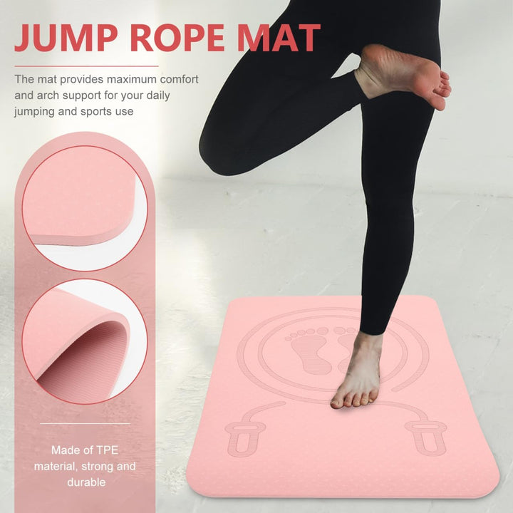 Sprungmatte gymnastikmatten turnmatten Arbeit von zu Hause aus Fitness Springseilteppich schlagschnu