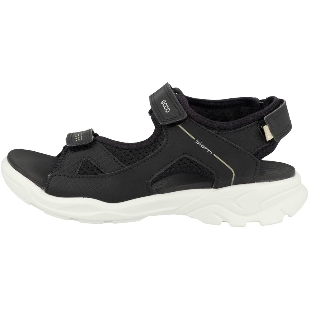 ECCO Jungen Biom Raft Flat Sandal, 25 EU Schwarz