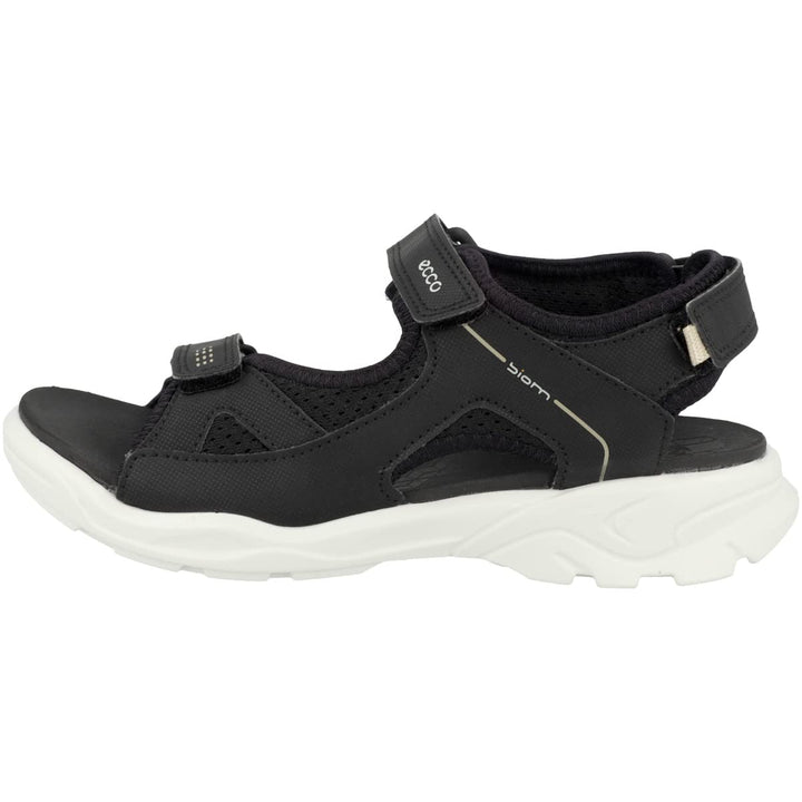ECCO Jungen Biom Raft Flat Sandal, Schwarz