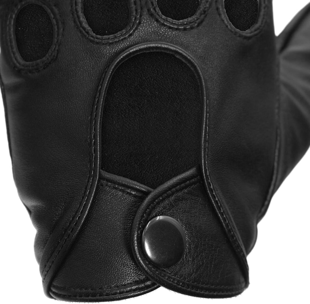Pratt and Hart RS6738 Herren-Lederhandschuhe von Silverstone XXL Schwarz, XXL Schwarz