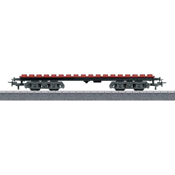 Märklin Start up 44734 - Baustein-Flachwagen Mehrfarbig Large, Mehrfarbig Large