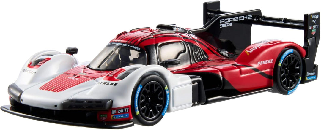 Hot Wheels Elite 64 Porsche 963, Auto im Massstab 1:64, teilweise inspiriert von den legendären Pors