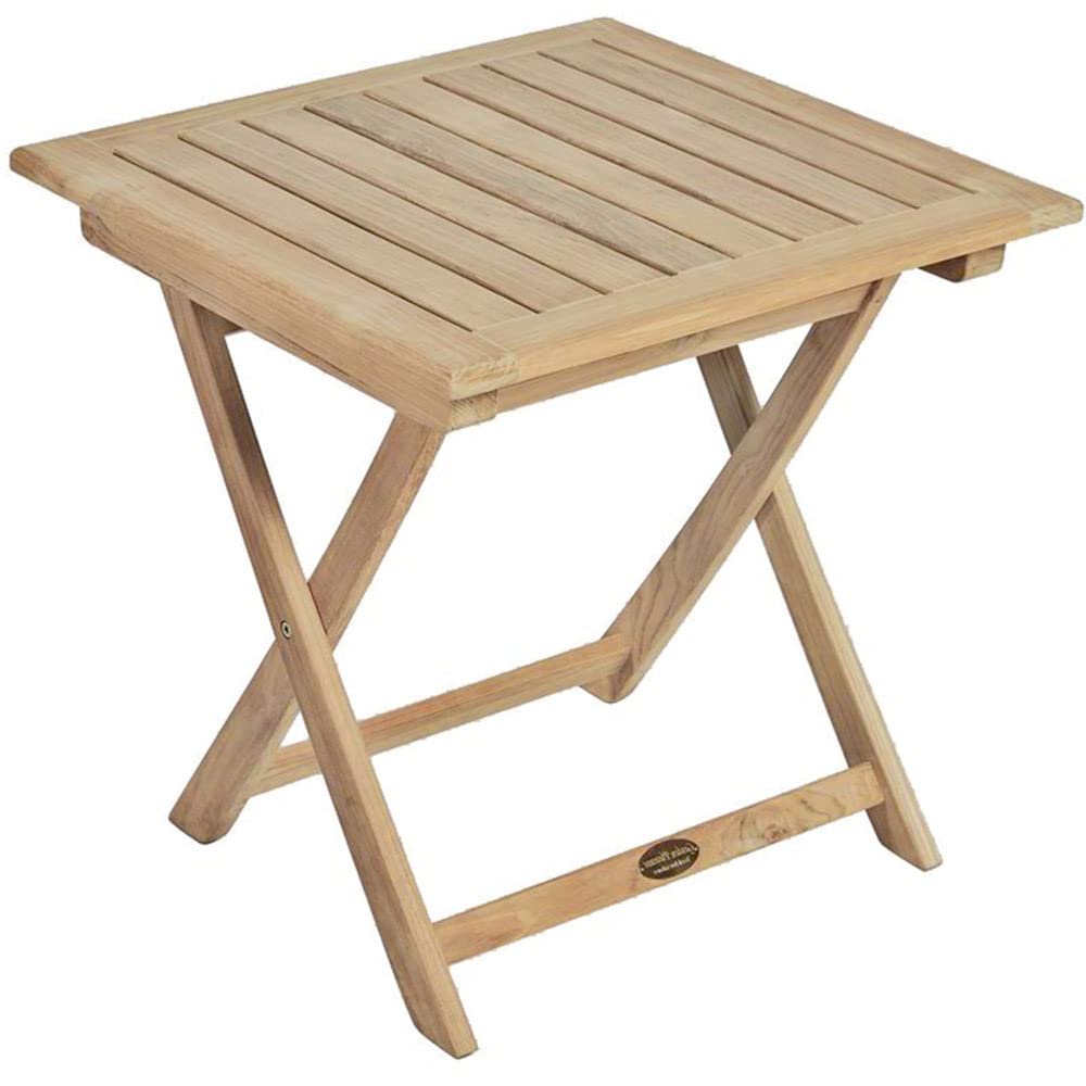 Lomadox Beistelltisch Tisch Gartentisch Balkontisch aus Teak