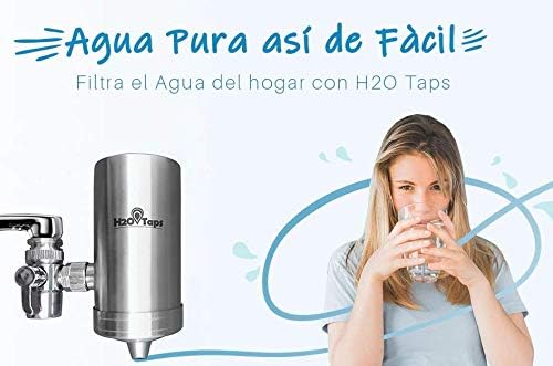 H2O Taps - Wasserfilter für den Wasserhahn (Kartuschen Pack 2), Kartuschen Pack 2