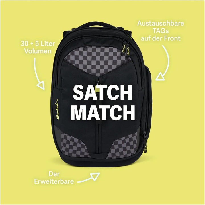 Satch Schulrucksack-Set Match Bundle Green Supreme - Schwarz Green Supreme - Schwarz Einheitsgrösse,