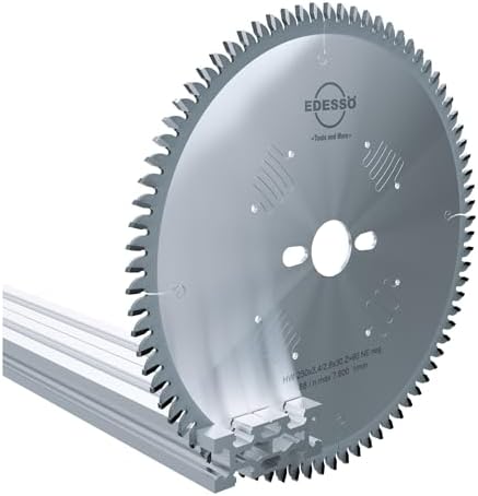 Edessö 49635050 HM-Kreissägeblatt Präzision 4/15/80 HW 350x3,4/2,8x50 Z=108 NE neg, silber