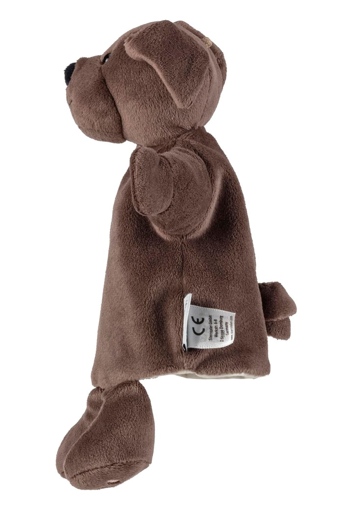 Kinder Handpuppe Hund, weiches Spielzeug für Kasperle Theater, erstes Rollenspiel und zum Geschichte