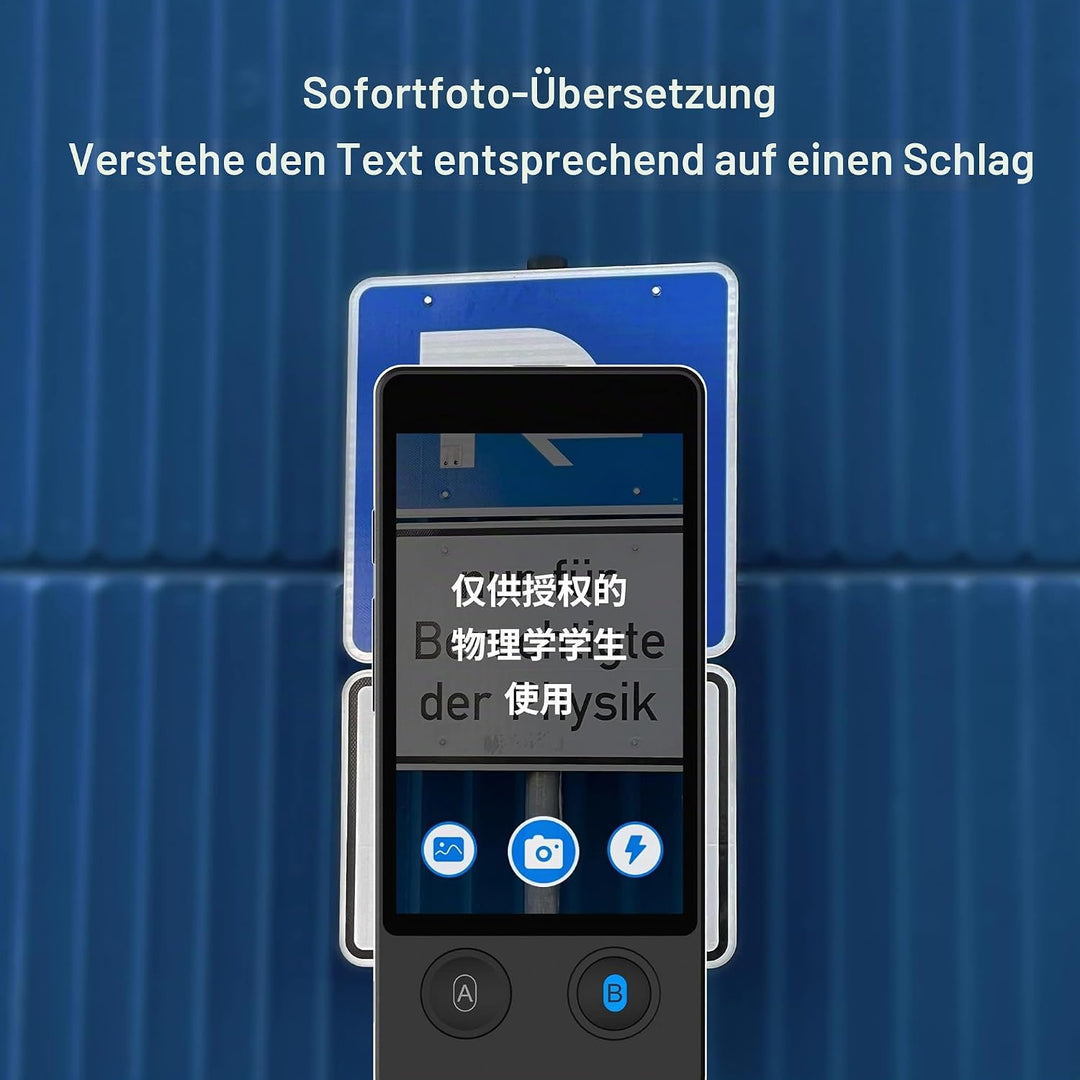 ANFIER Offline Sprachübersetzer [Neuester AI-Sprachübersetzer - W12] 144 Sprachen und Akzente mit 3,