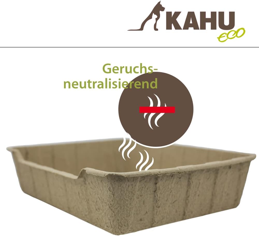 KAHU ECO Katzentoilette • aus 100% recyceltem, biologisch abbaubarem Papier • cat Litter • Katzenklo