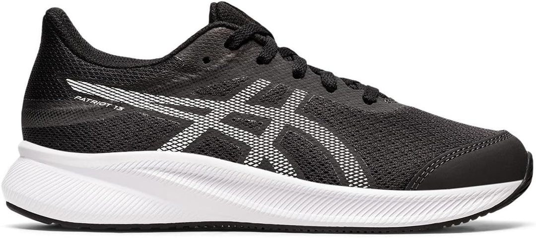 ASICS Patriot 13 GS Sportschuh schwarz 32.5 EU Graphite Grey White, 32.5 EU Graphite Grey White