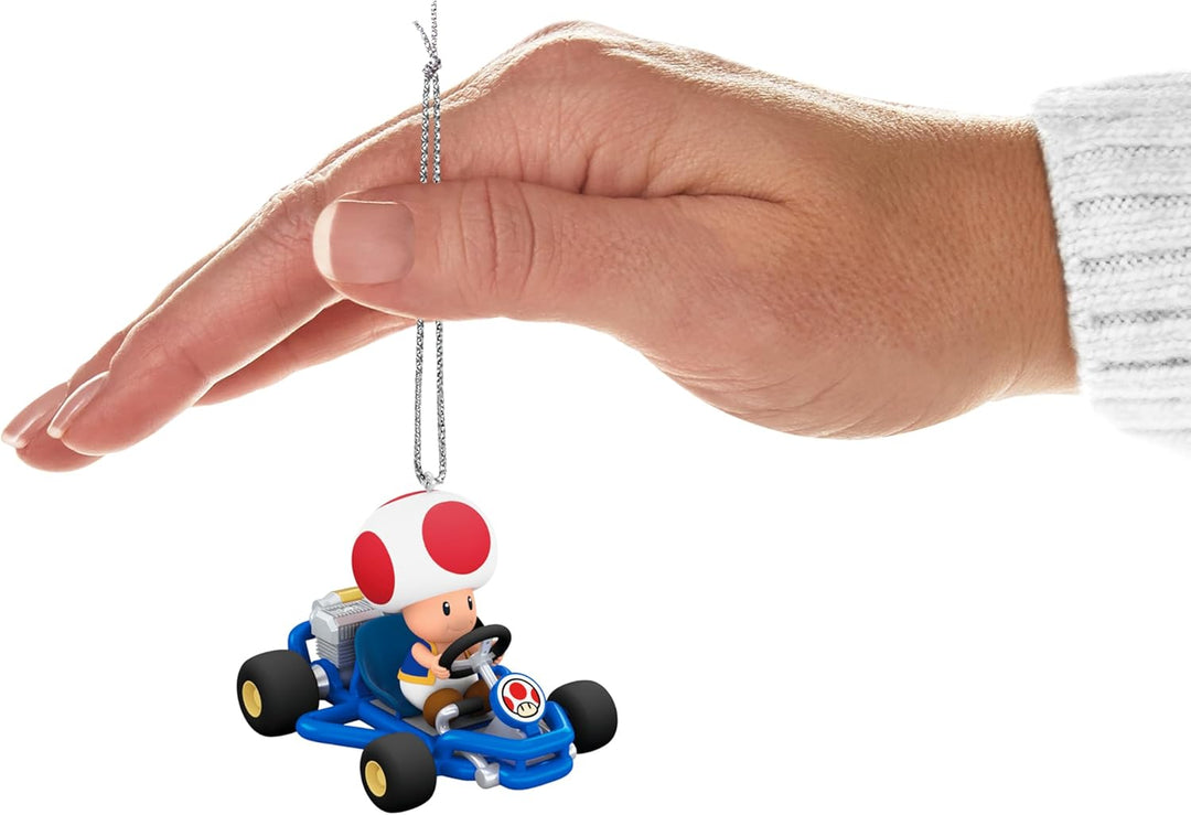 Hallmark Mario Kart Kröte Andenken Ornament Super Mario Baumschmuck Harz Hängende Ornament Weihnacht