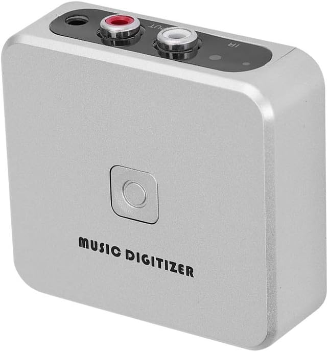 Zerone 3,5mm Audio Capture Box, Linke und Rechte Cinch Kanäle Musik Digitalisierer 128 Kbps U Disk/S