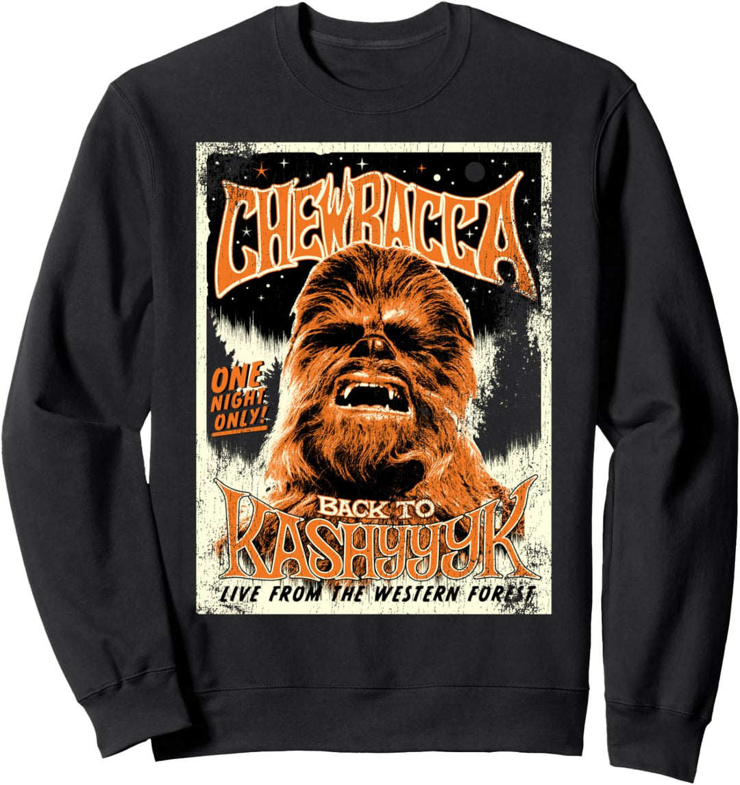 Star Wars Chewbacca Vintage Concert Poster Sweatshirt