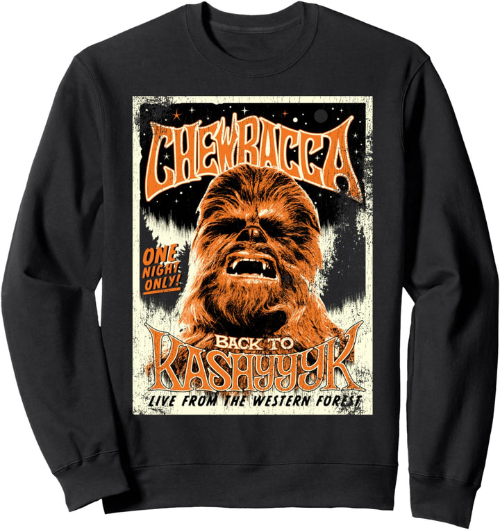 Star Wars Chewbacca Vintage Concert Poster Sweatshirt
