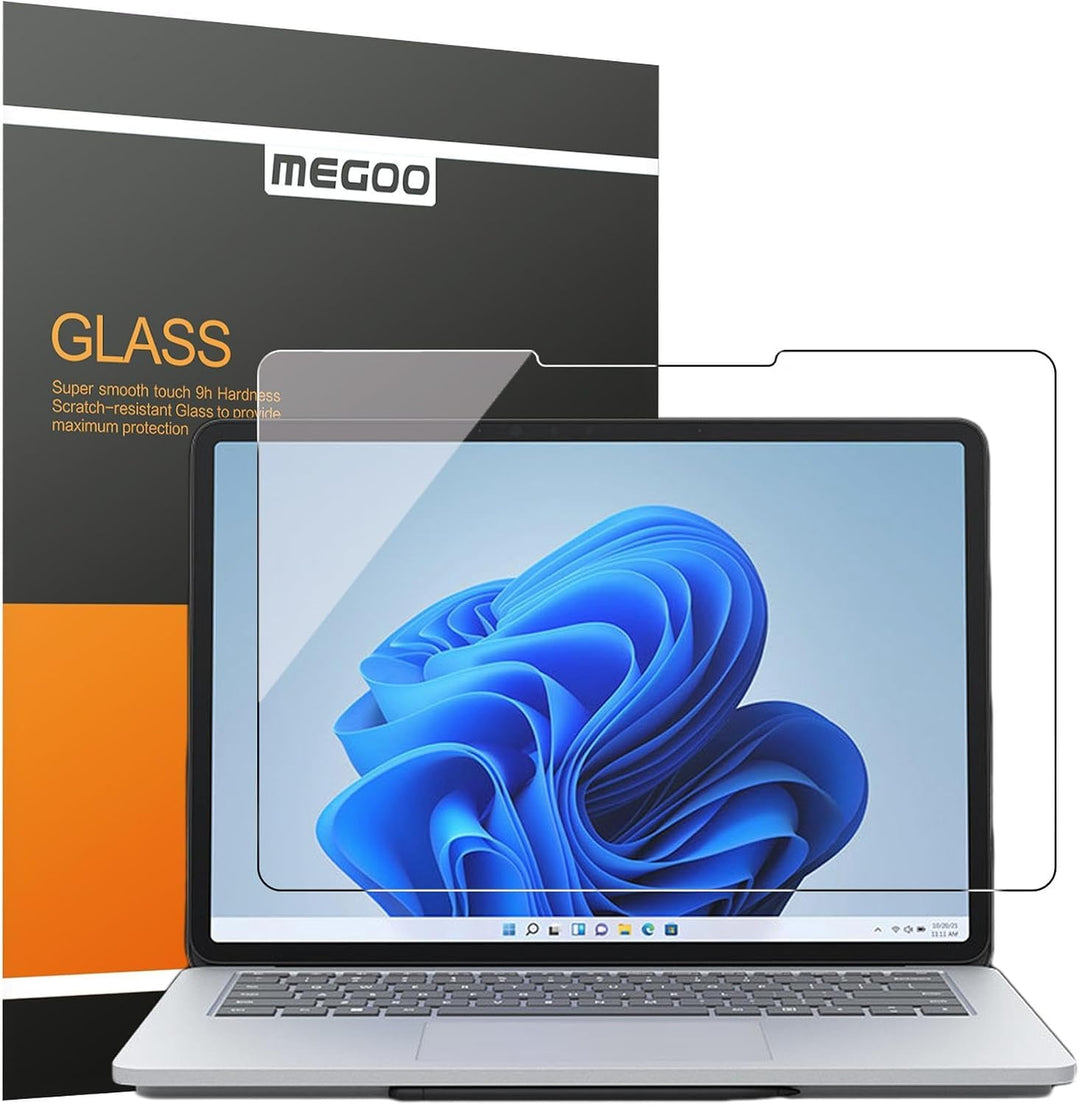 MEGOO Surface Laptop Studio 2/1 Displayschutzfolie (14,4 Zoll), Härtegrad 9H, kratzfest, einfache In