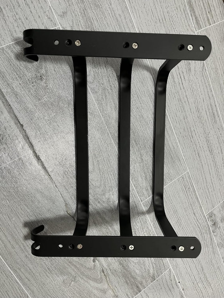 Handtuchhalter Schwarz Ohne Bohren Handtuchstange,Aluminium Selbstklebend Badetuchhalter, Wand 3-Stö