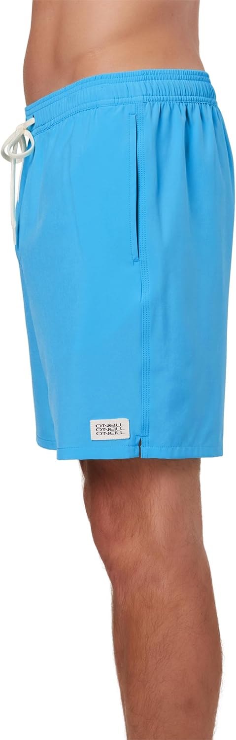 O'NEILL Lennox Volley Herren-Badehose, 43,2 cm Schrittlänge, Boardshorts für Herren, mit elastischem
