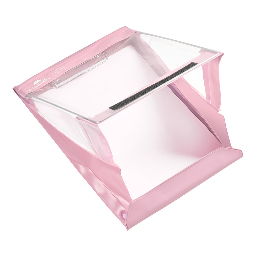 Rosa Wasserfestes Klemmbrett A4 Hochformat, hochwertiges PVC, 18 Monate Garantie, Klemmbrett mit Dec