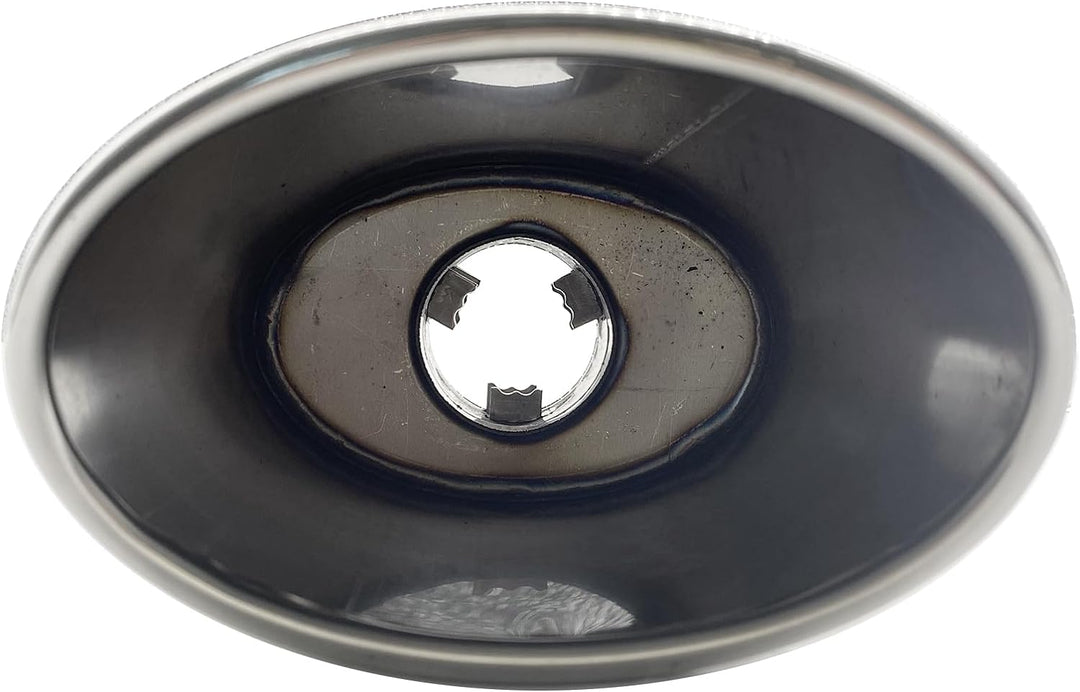 Simoni Racing TRX/33 Exhaust Tip Oval, Inox