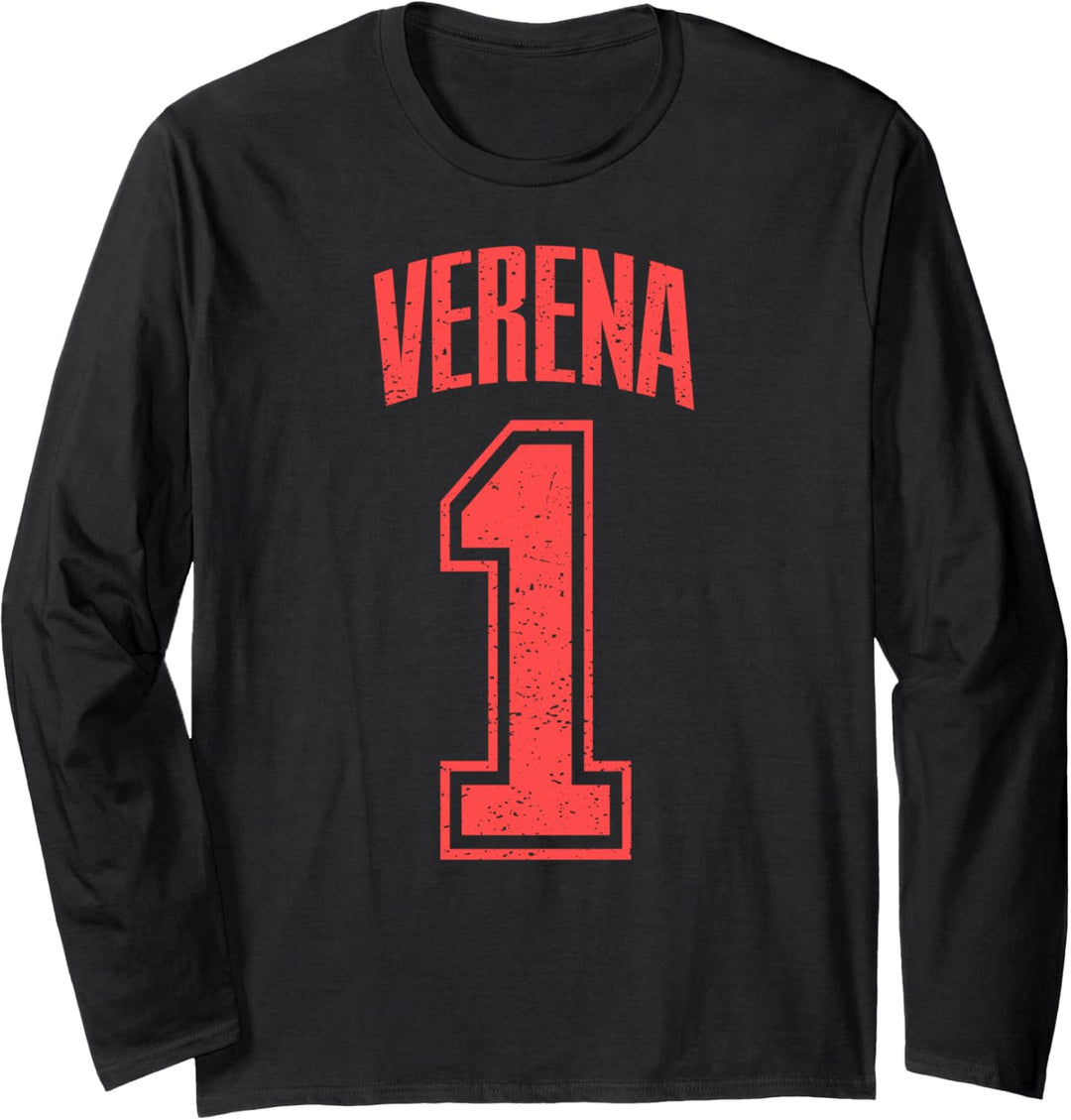 Verena Supporter Number 1 Grösster Fan Langarmshirt
