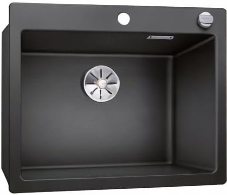 BLANCO PLEON 6 | SILGRANIT anthrazit | Einbauart: Einbau von Oben | mit Ablauffernbedienung | 60er U