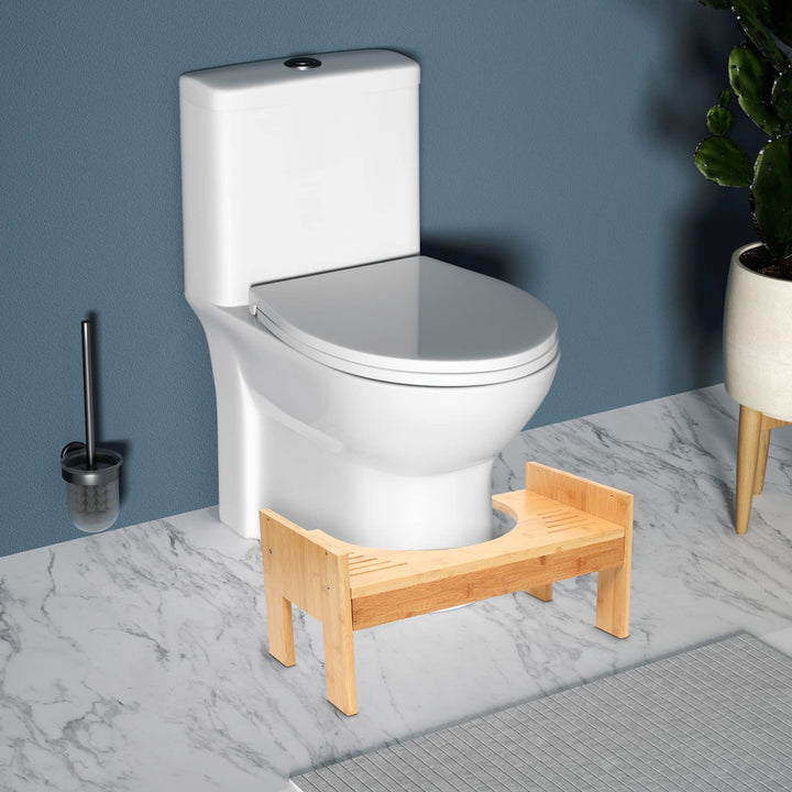 Toilettenhocker Erwachsene, Toilettenhocker Holz - Klohocker Toiletten Hocker, Toilettenhilfe Fussst