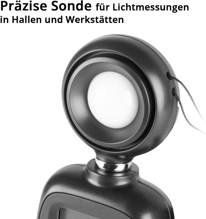 STAHLWERK Lux-Messgerät - Präzises digitales Beleuchtungsmessgerät zur professionellen Messung der L