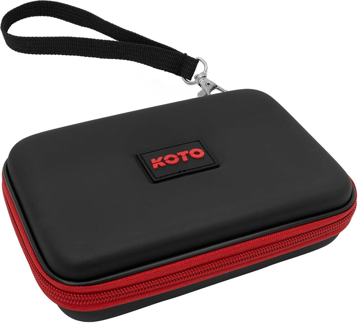 KOTO - Dartwallet Eva Medium Rot, Darttasche mit Reissverschluss, Dart Hülle, Dartkoffer, Darts Box