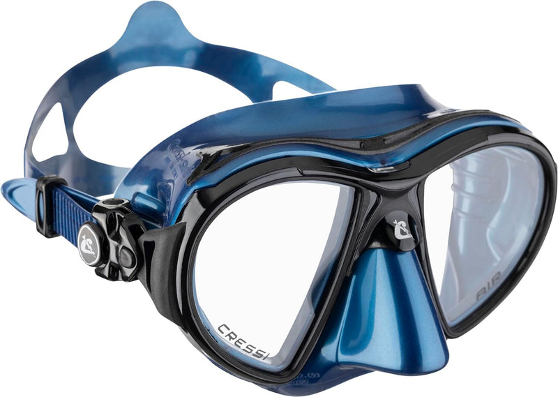 Cressi Air Crystal Tauchmaske Blau Nery, Blau Nery