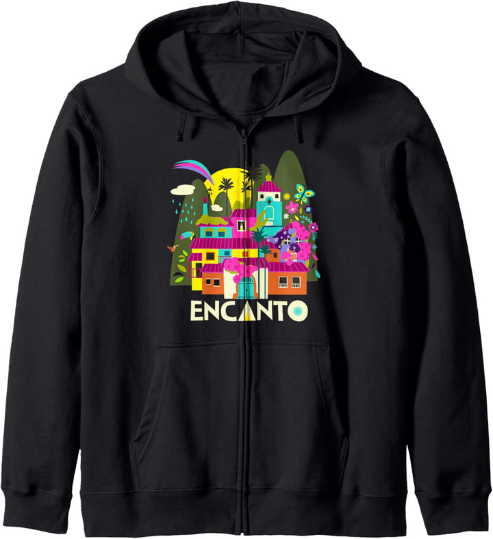 Disney Encanto Tropical House Logo Kapuzenjacke