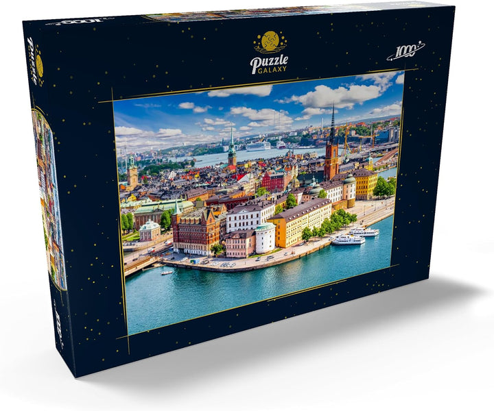 Stockholmer Altstadt (Gamla Stan), Schweden - Premium 1000 Teile Puzzle - MyPuzzle Sonderkollektion