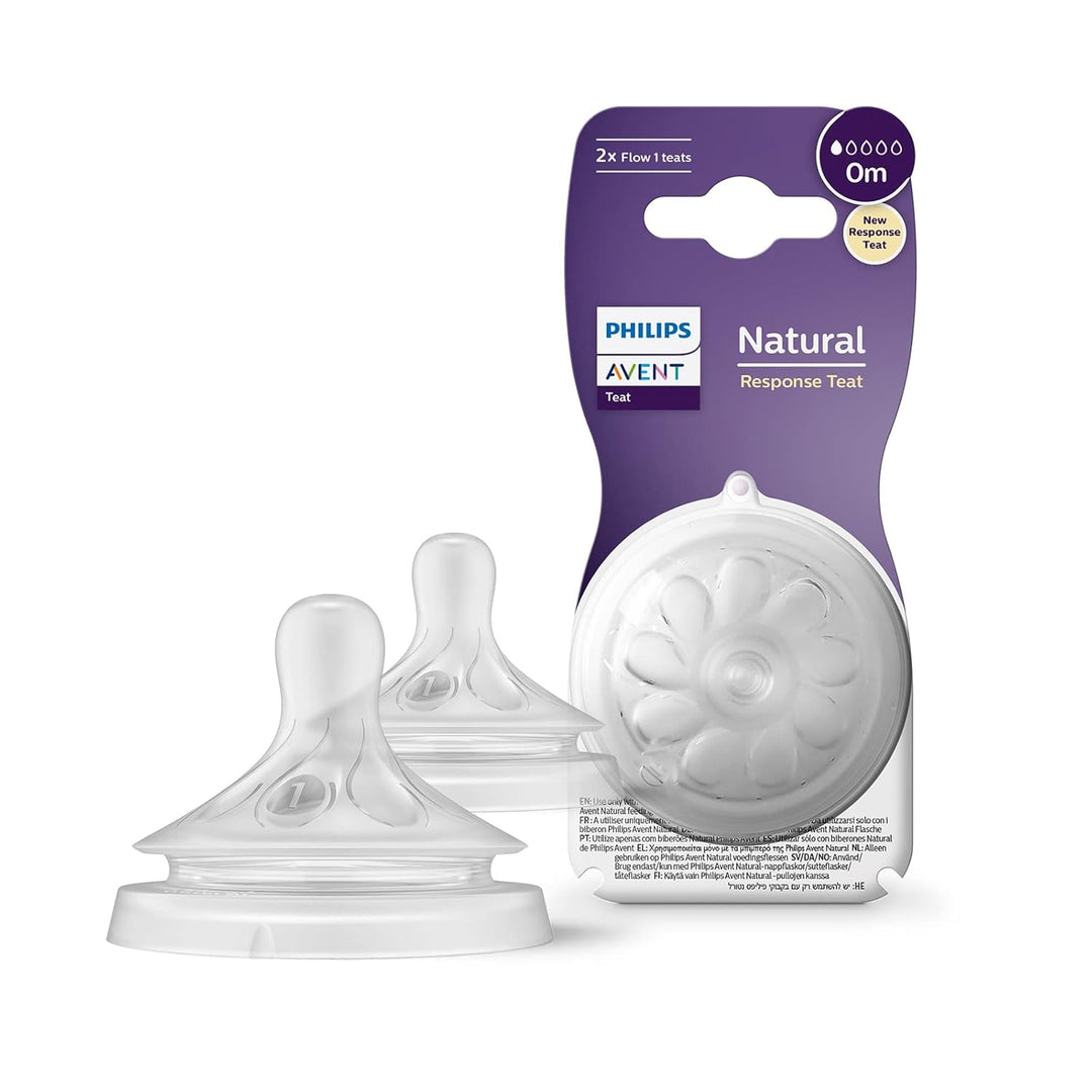Philips Avent Babyflaschen Natural Response, Geschenkset für Neugeborene & Avent Natural Response Sa