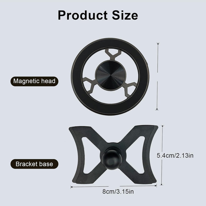 Magnetisch Kfz Handyhalterung Kompatibel mit Audi A3 8V 2014–2019 Universelle Halterung 360 Grad Dre