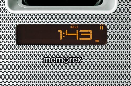 Memorex M10127 TagAlong Portable Boombox für iPhone und iPod (Integrierter Tragegriff, UKW-Radio, Li