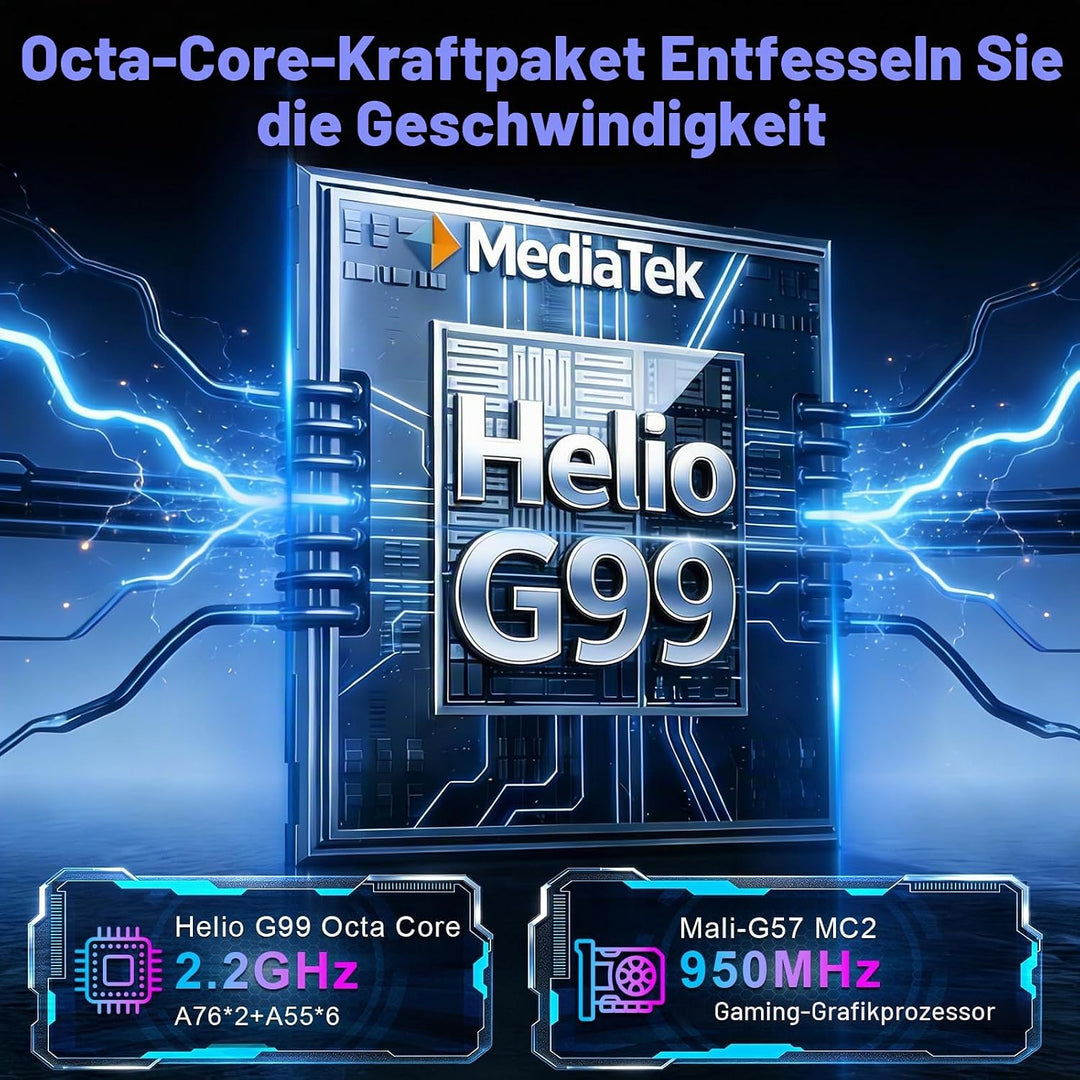 jumper 15,4 Zoll Tablet, Android 15 Tablet mit Helio G99 Octa-Core Prozessor(bis zu 2,2 GHz), Gaming