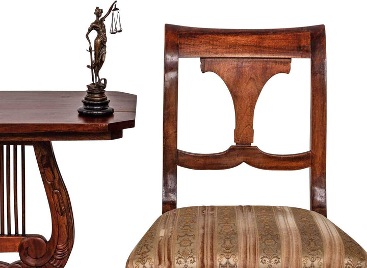 aubaho Bronzeskulptur Justitia Justizia Bronzefigur Bronze Figur Skulptur Antik-Stil