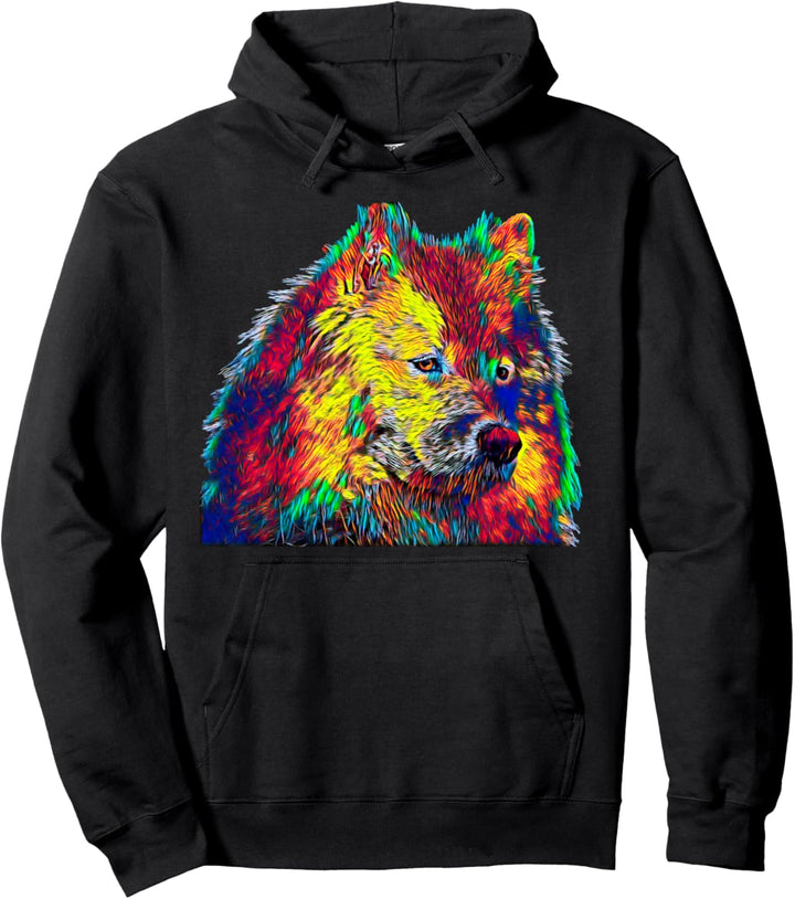 Samojeden Hund Pullover Hoodie