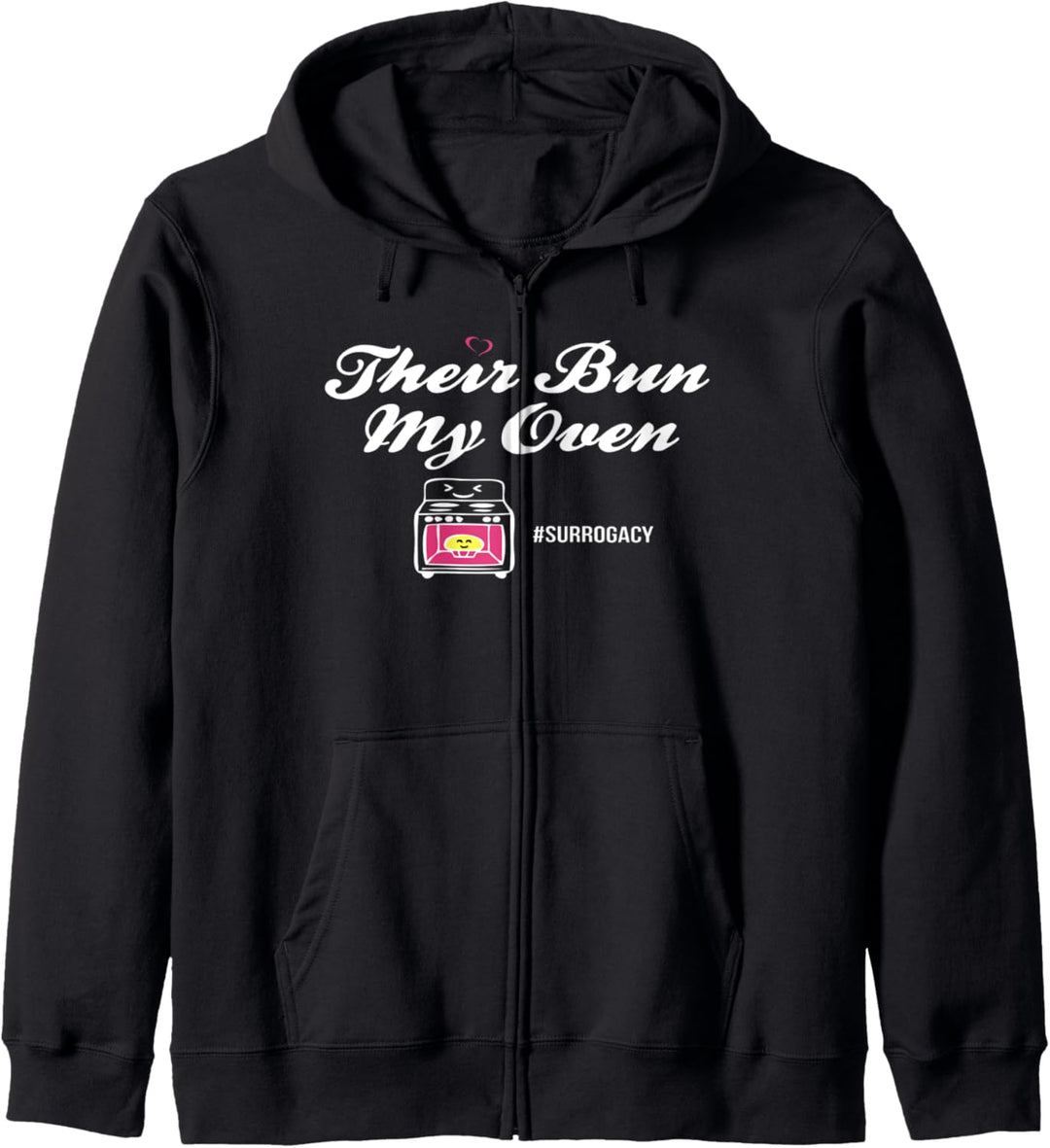 Their Bun My Oven - Love Heart - Surrogacy Kapuzenjacke